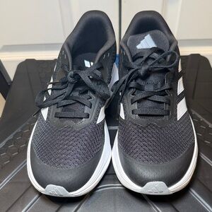 Adidas Men's Black and White Athletic Shoes